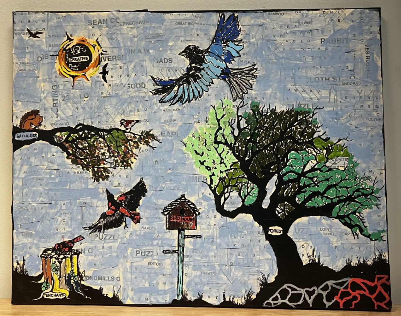 Creative Gatherer, Creatve Birdhouse, Creative Forest