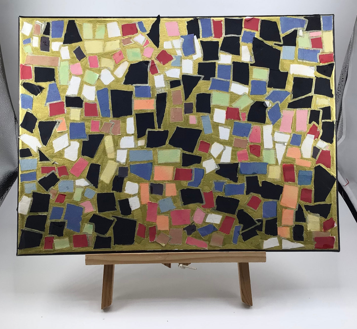 Gold leaf Mosaic collage