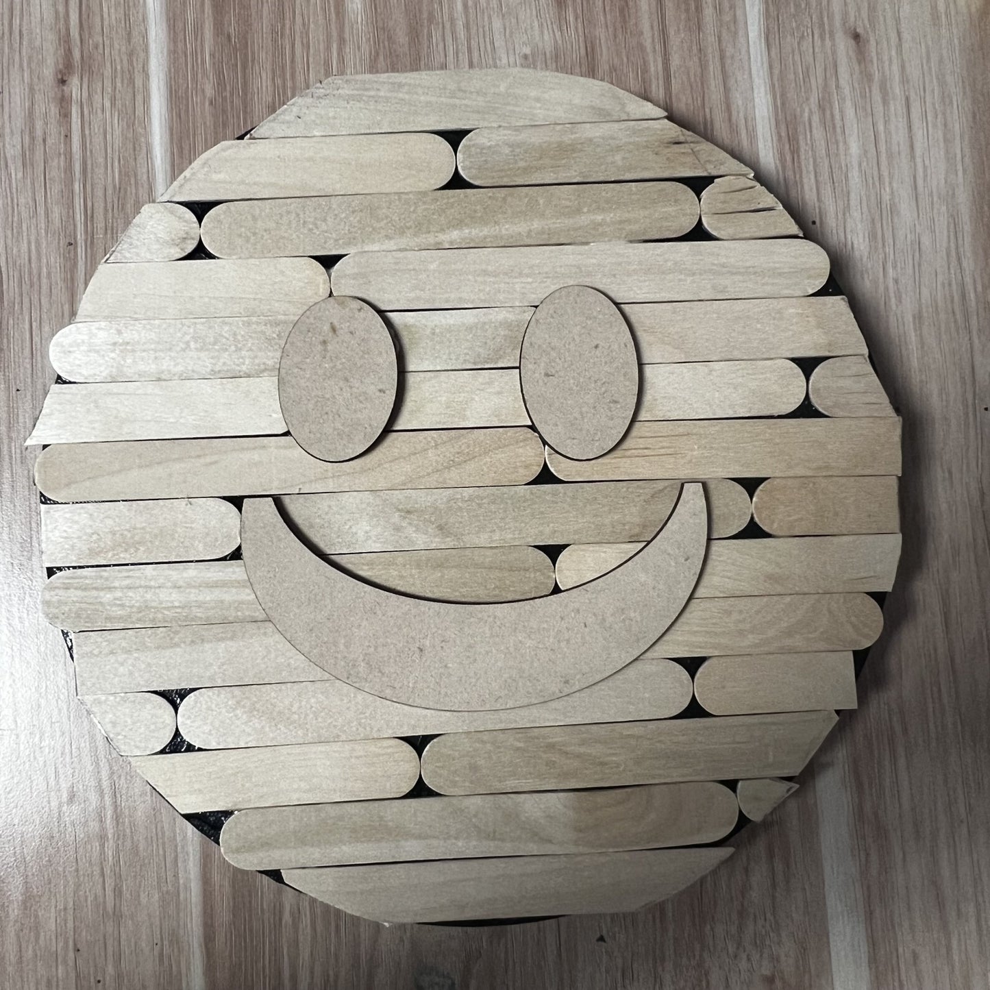 Wooden smile