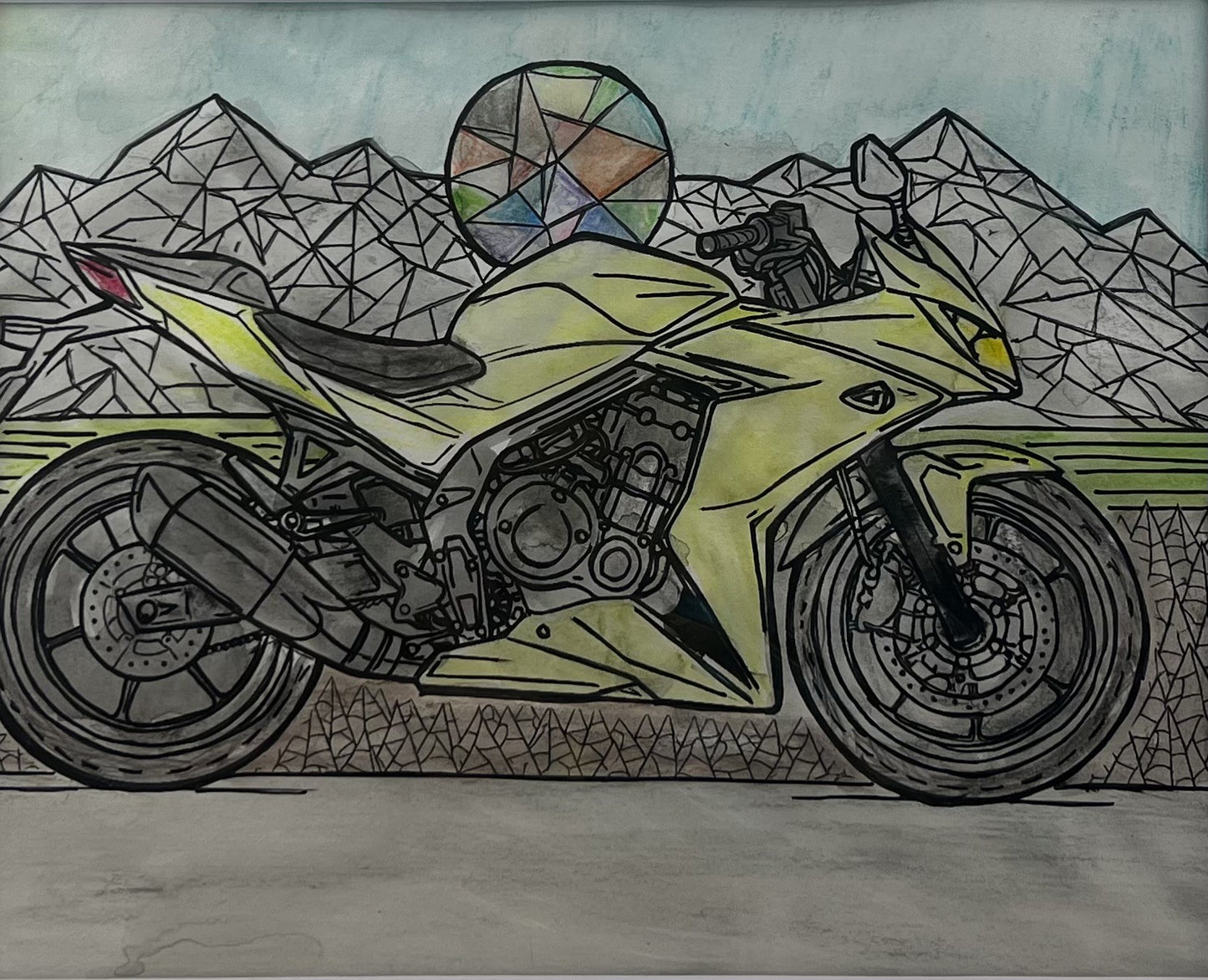 Motorbike Mosaic