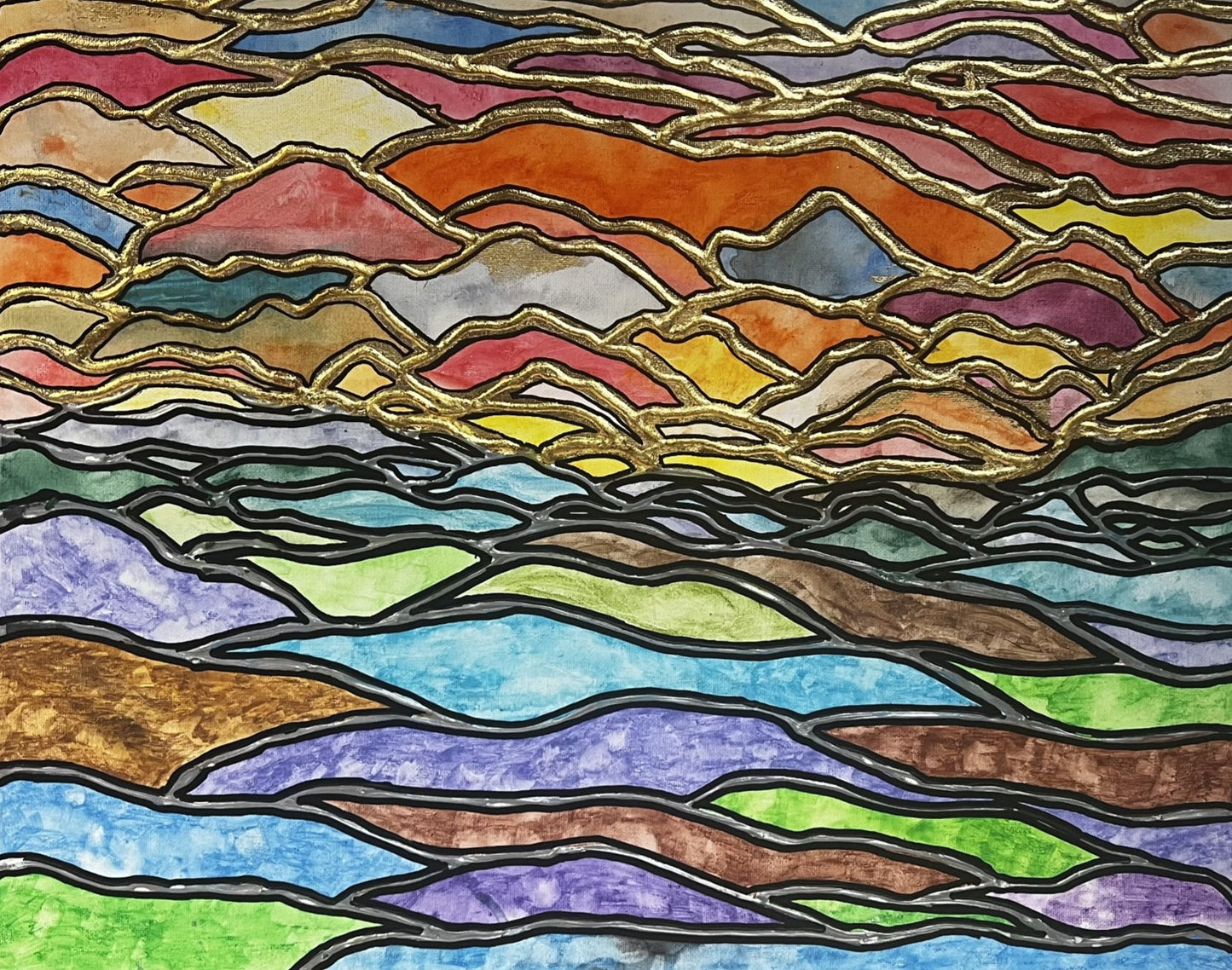 Textured Sunset