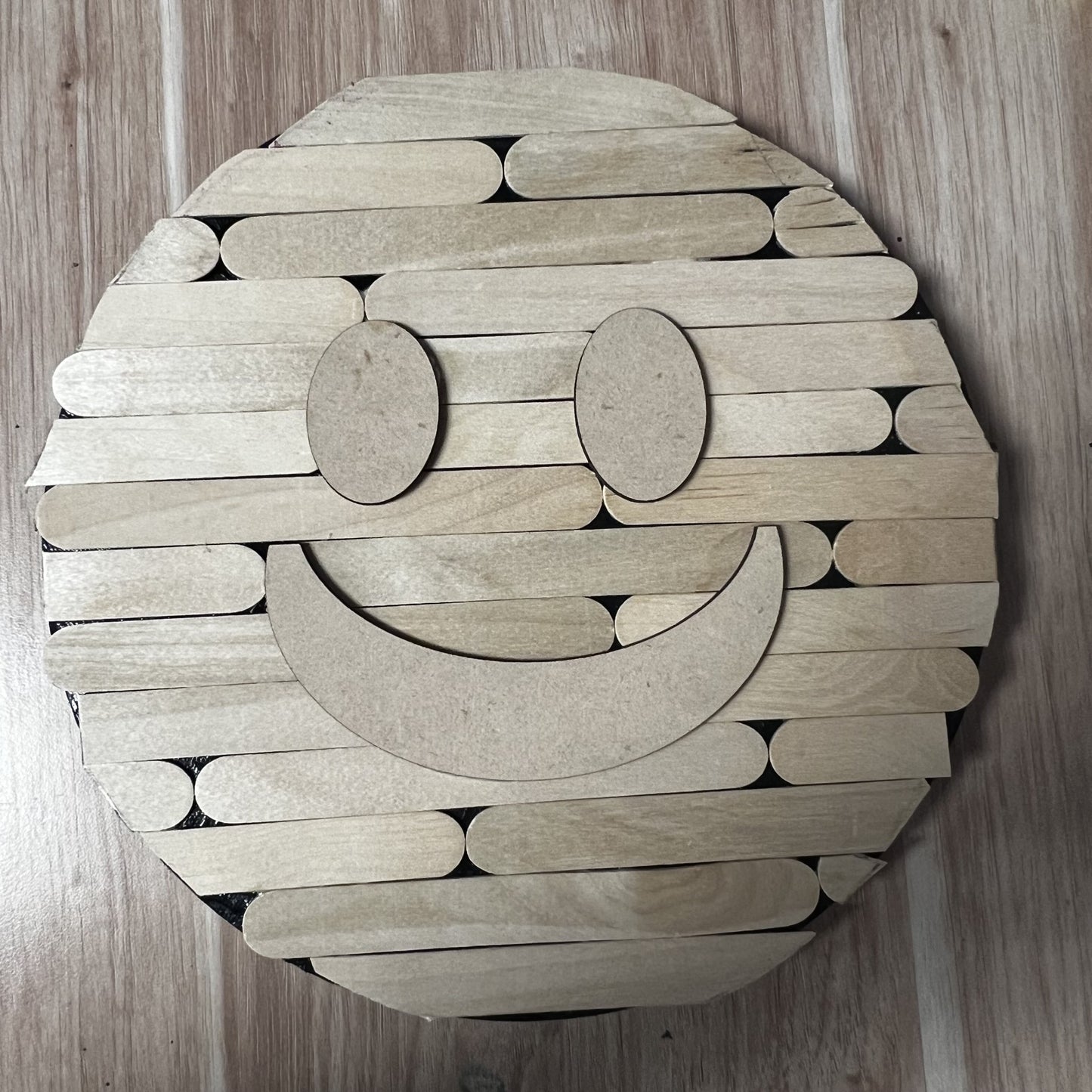 Wooden smile