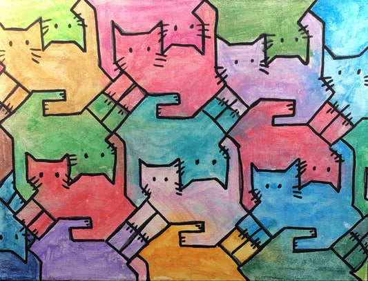 Colorful Kitties