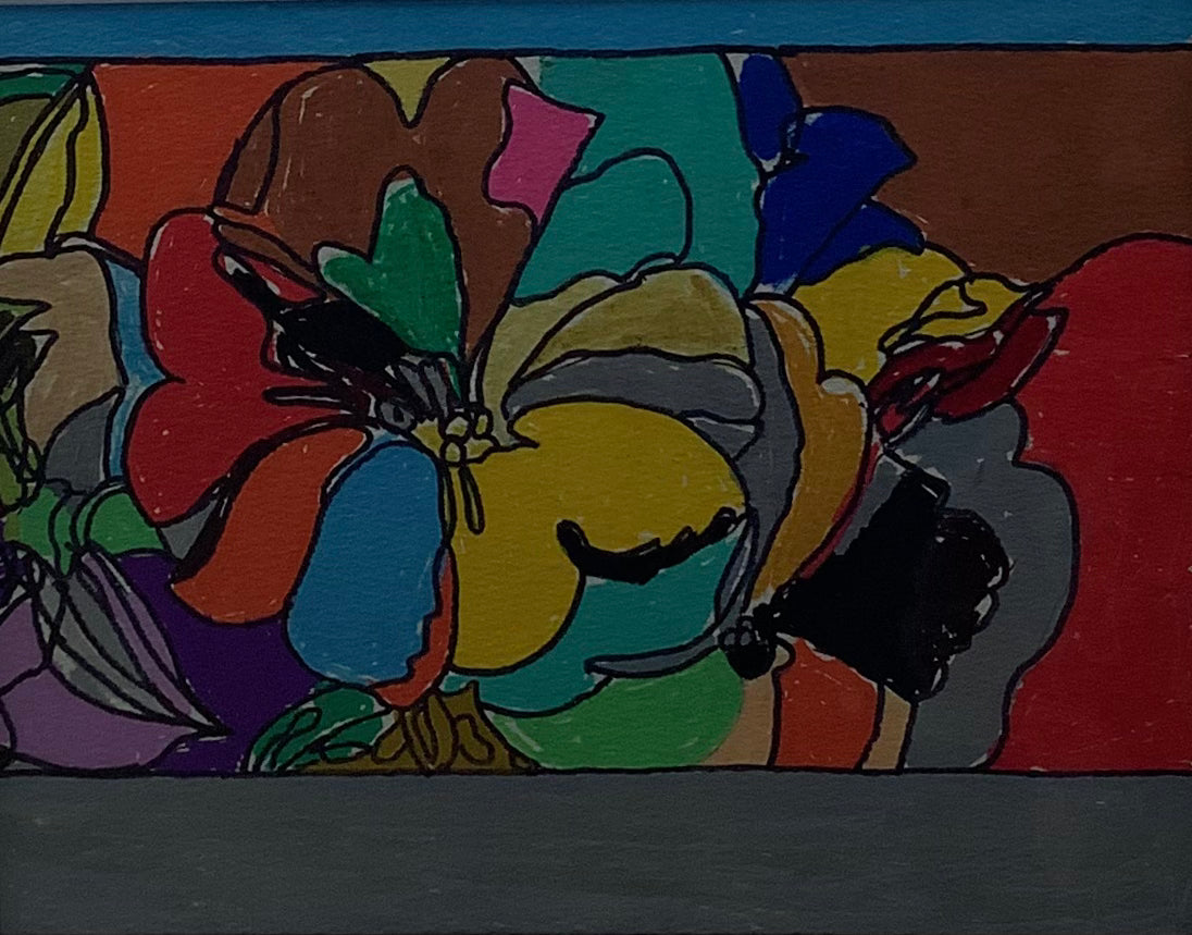 Multicolor Geo Flower