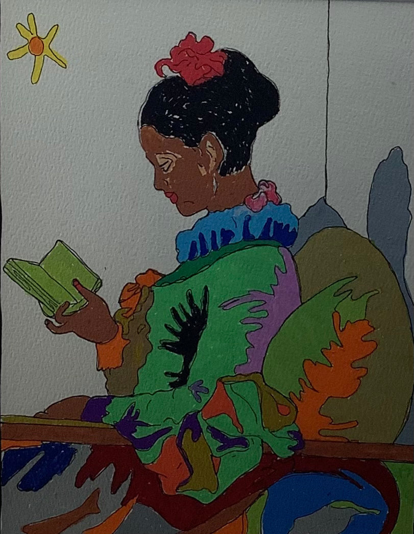 Serenity Reading Lady
