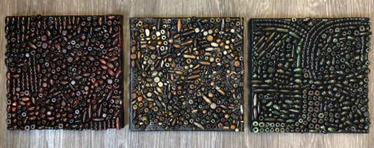 Tryptic Red, Brown, Green