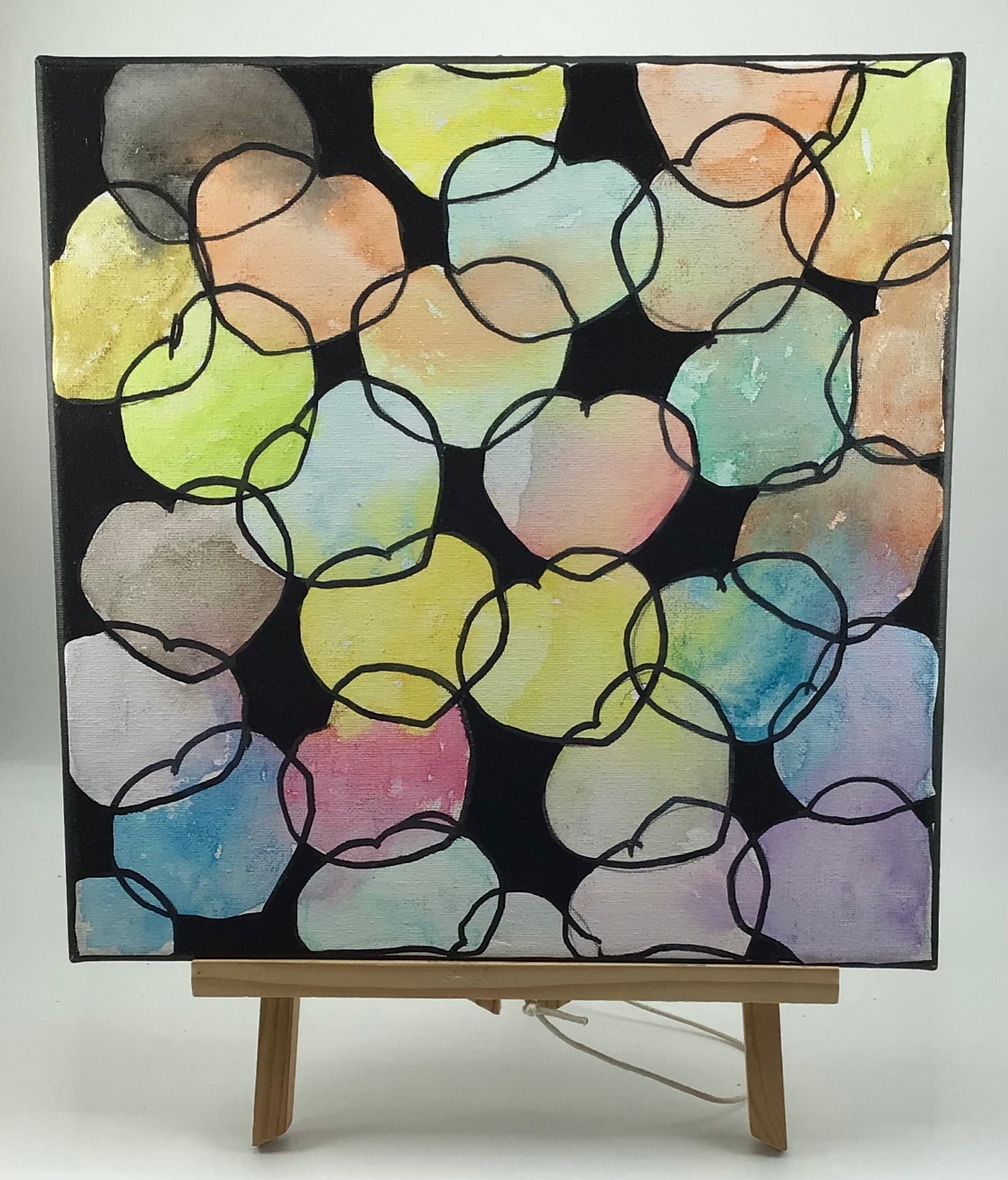 Layered Watercolor Hearts