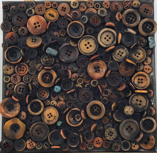 Orange Blue Assembly Button