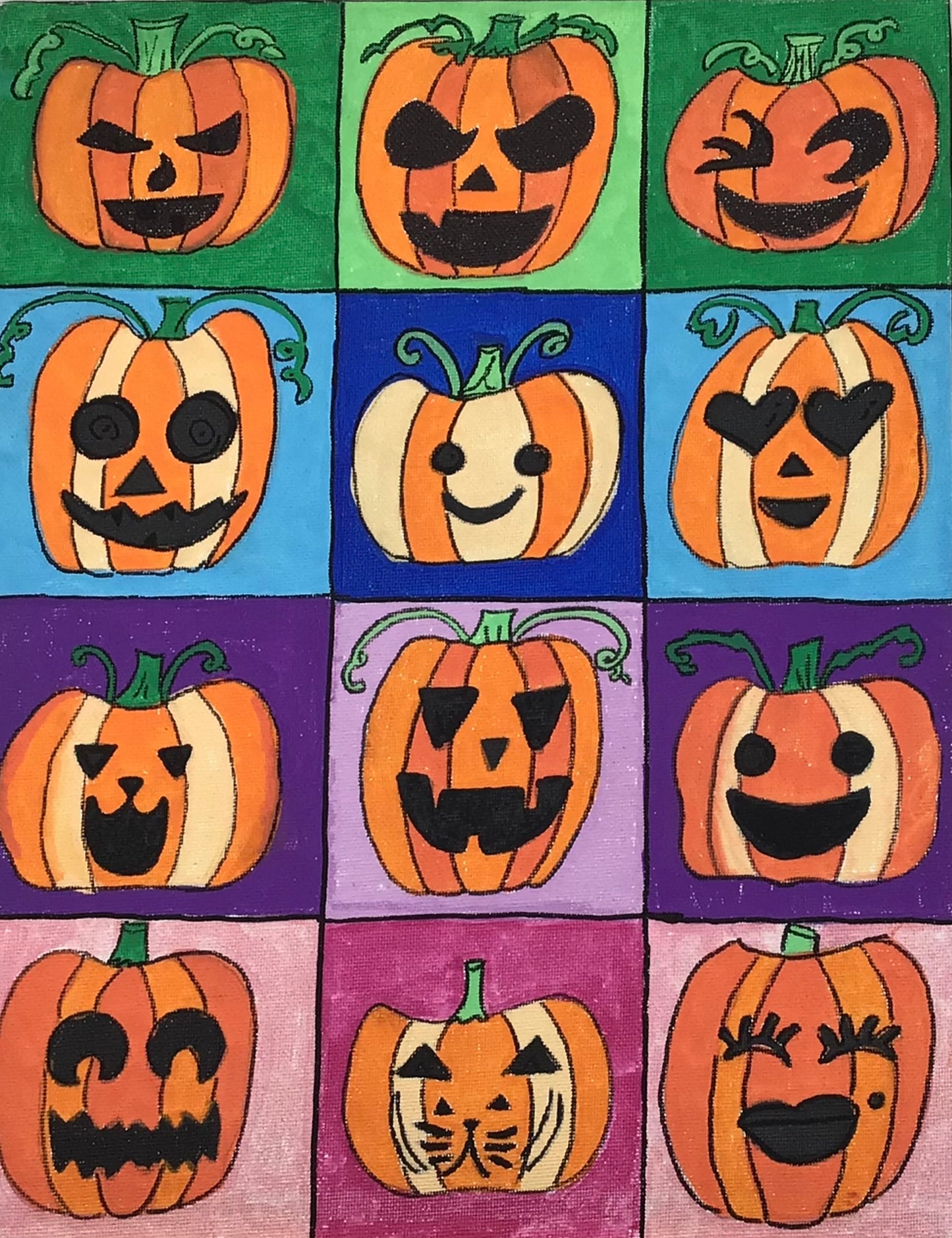Hallowed Pumpkin Tiled