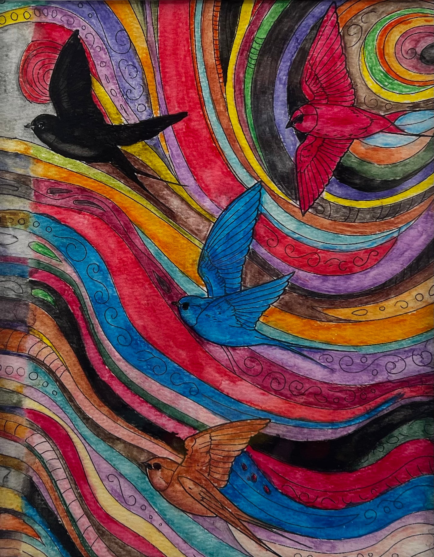 Birds in Flight