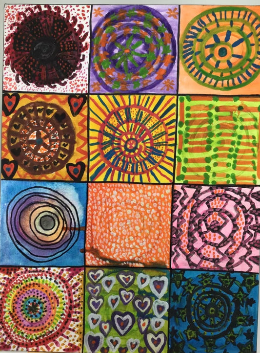 Tiled Multipiece Circle